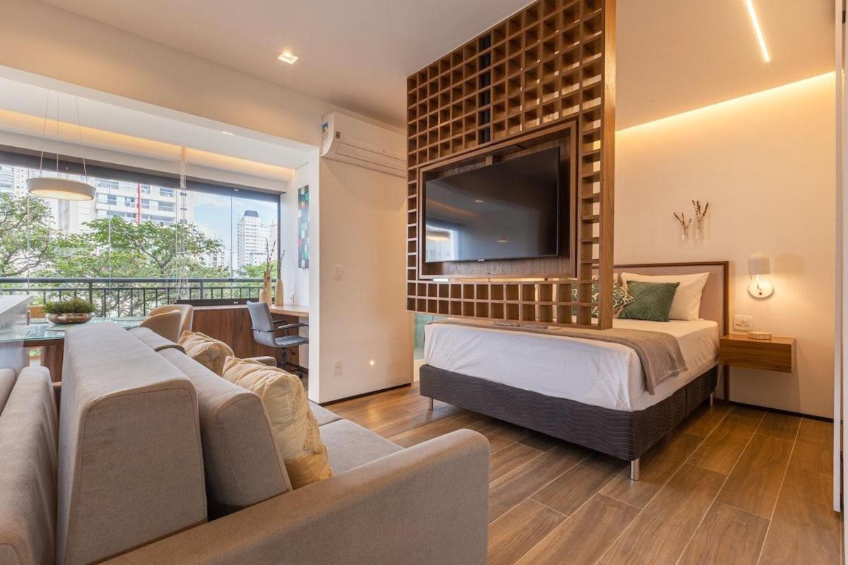 Easy Star - Luxuoso Studio No Coracao Do Campo Belo - Hc01H Apartment เซาเปาโล ภายนอก รูปภาพ